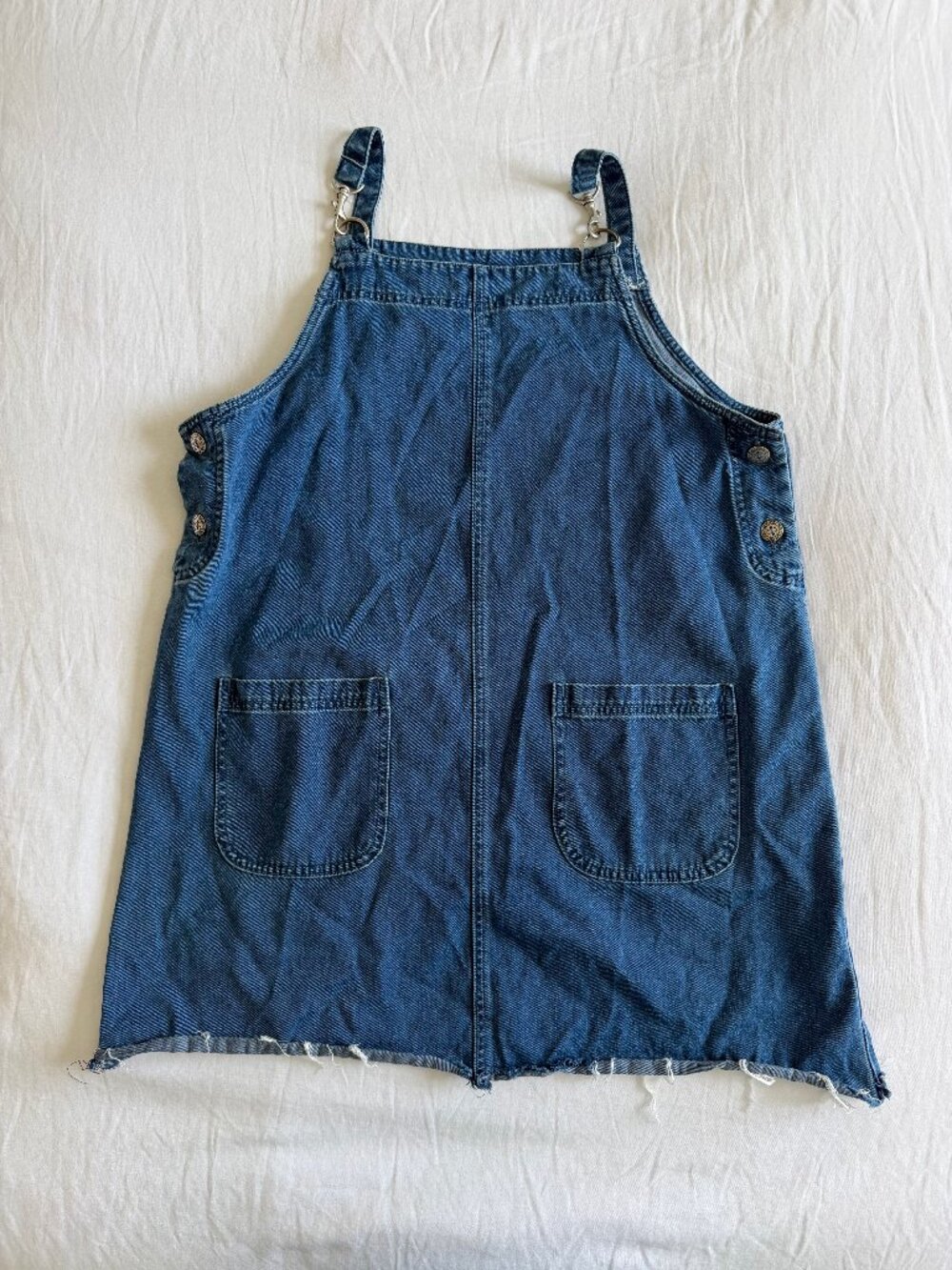 Northwest Outfitters Cotton Overall Smock Mini Dress sz L